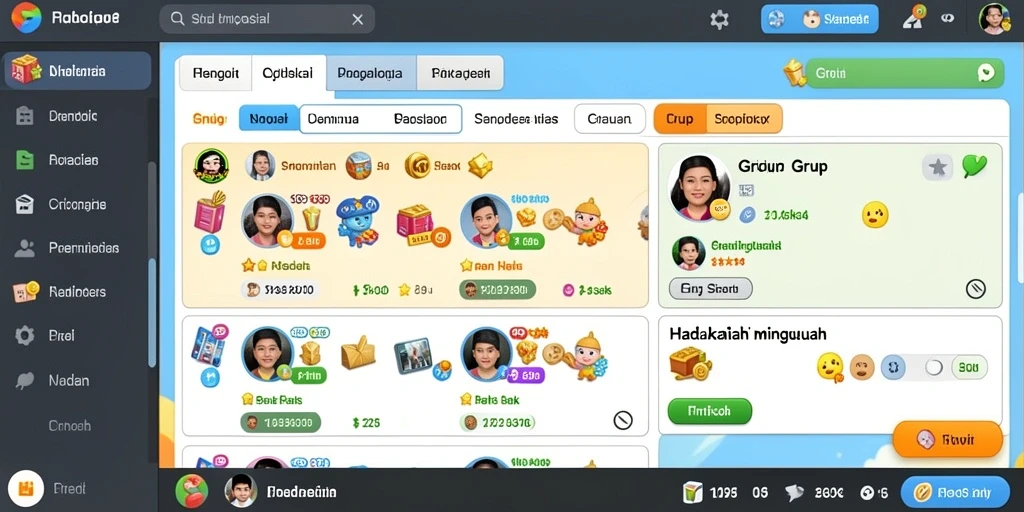 Tampilan antarmuka yang user-friendly dan intuitif.