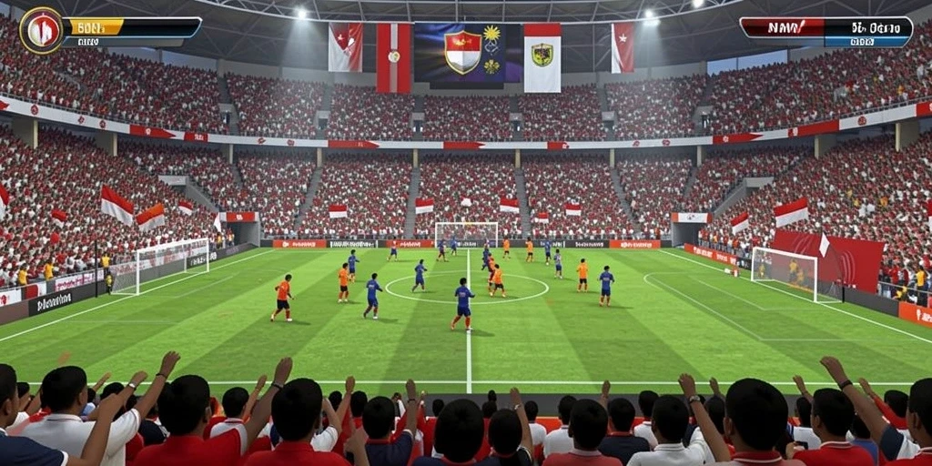 Tampilan utama permainan yang menarik dan interaktif.