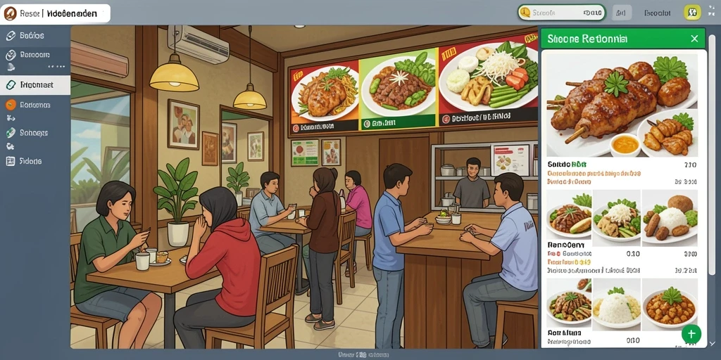Tampilan antarmuka utama yang memudahkan navigasi.