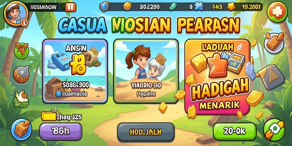 Tampilan awal aplikasi QUARKPLAY yang menarik.