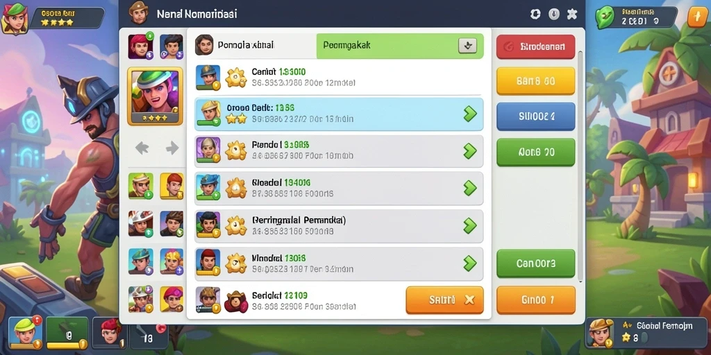 Tangkapan layar menampilkan pemandangan indah dari dunia RPGAME.