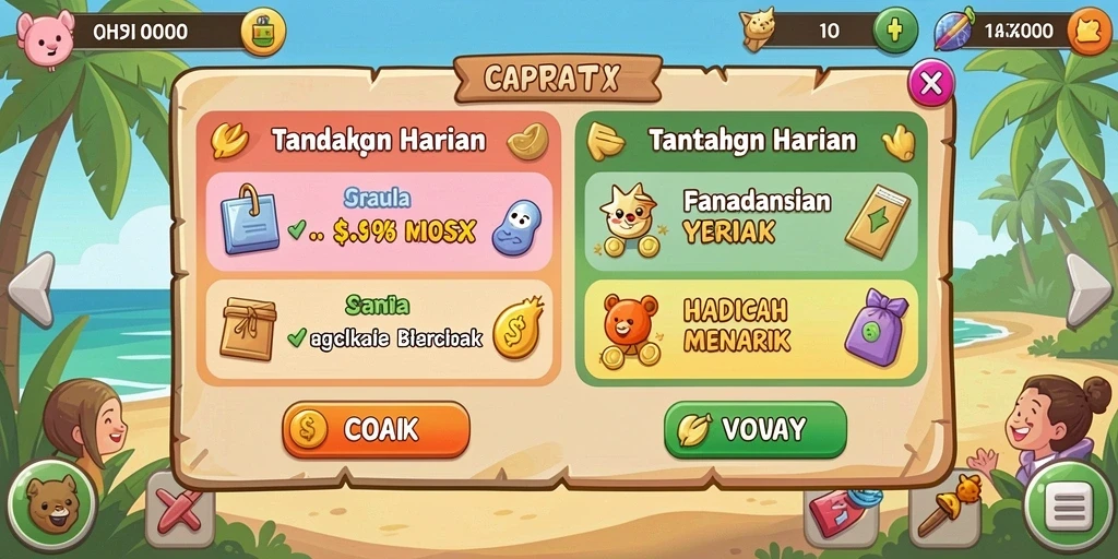 Tangkapan layar menampilkan landscape menakjubkan dalam game.