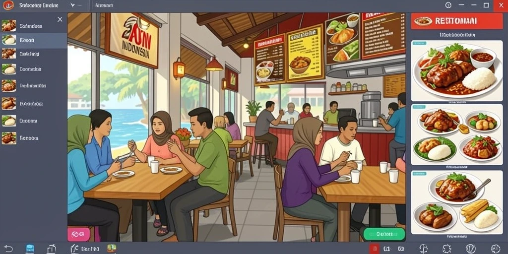 Tampilan antarmuka yang menarik dan mudah digunakan.