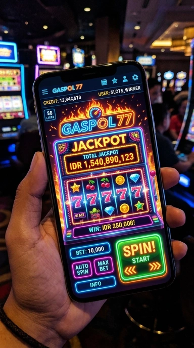 Cuplikan layar menu unduhan gaspol77 untuk perangkat Android